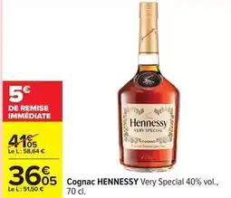 Carrefour Drive Hennessy - cognac offre