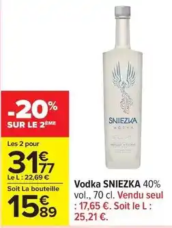 Carrefour Drive Vodka offre