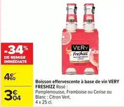 Carrefour Drive Pamplemousse - boisson effervescente a base de vin offre