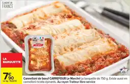 Carrefour Drive Carrefour - camelloni de boeuf le marche la barquette de 750 g. existe aussi en offre