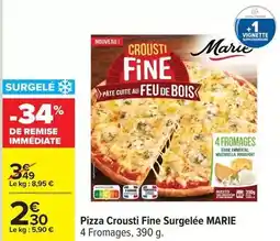 Carrefour Drive Marie - pizza crousti fine surgelée offre