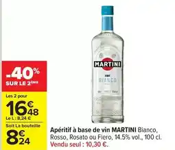Carrefour Drive Martini - aperitif à base de vin offre
