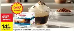Carrefour Drive Cap - sules de café ri, 100 sules offre
