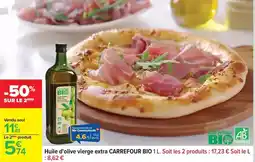 Carrefour Drive Carrefour - huile d'olive vierge extra bio offre