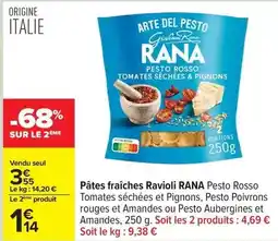 Carrefour Drive Rana - pâtes fraîches ravioli offre
