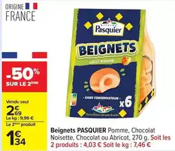 Carrefour Drive Pasquier - beignets offre