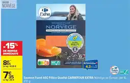 Carrefour Drive Carrefour - saumon fumé asc filière qualité extra offre