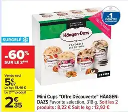 Carrefour Drive Haagen dazs - mini cups offre découverte offre