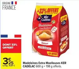 Carrefour Drive Ker cadelac - madeleines extra moelleuses offre