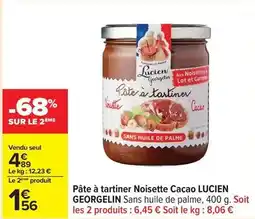 Carrefour Drive Lucien georgelin - pâte à tartiner noisette cacao offre