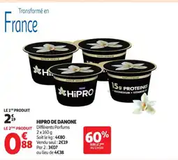 Auchan Supermarché Hipro de danone offre