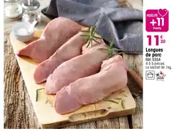 Croque Gel Langues de porc offre