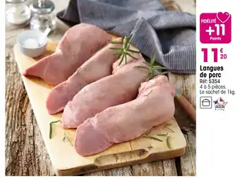 Croque Gel Langues de porc offre