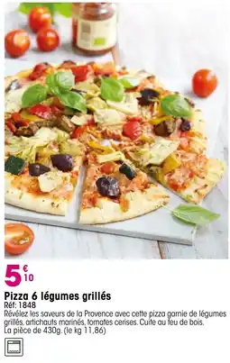 Croque Gel Pizza 6 légumes grillés offre