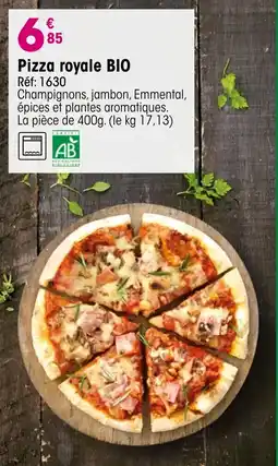 Croque Gel Pizza royale BIO offre