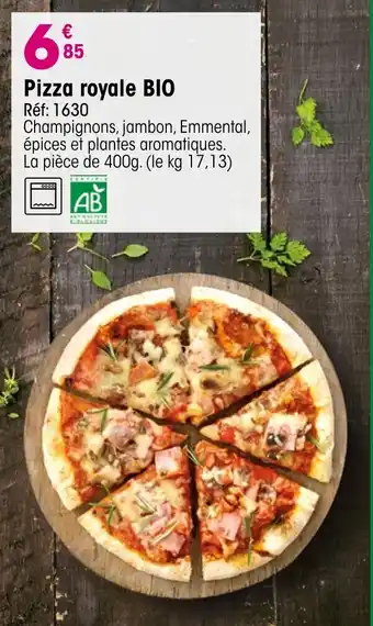 Croque Gel Pizza royale BIO offre