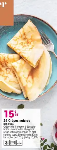 Croque Gel 24 Crêpes natures offre