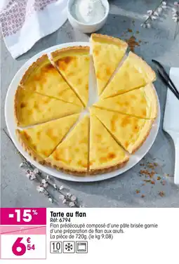 Croque Gel Tarte au flan offre