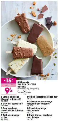 Croque Gel 8 bâtonnets van den casteele offre
