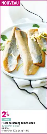 Croque Gel Filets de hareng fumés doux bourgain & fils offre