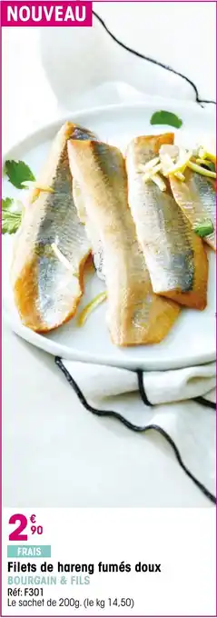Croque Gel Filets de hareng fumés doux bourgain & fils offre