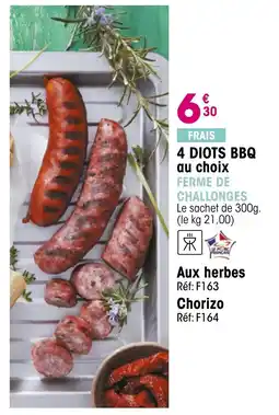 Croque Gel 4 diots bbq offre