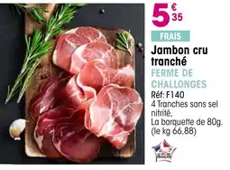 Croque Gel Jambon cru tranché offre