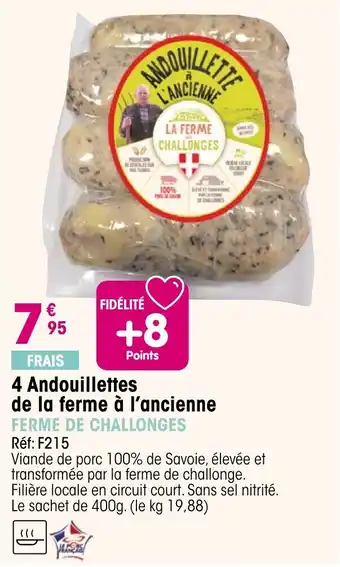Croque Gel 4 Andouillettes de la ferme à l'ancienne offre