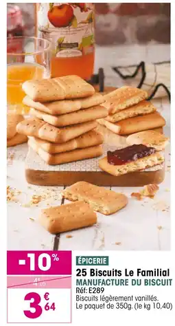 Croque Gel 25 biscuits le familial manufacture du biscuit offre