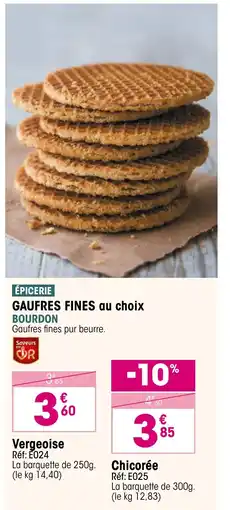 Croque Gel Gaufres fines offre