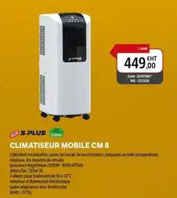 DomPro S.PLUS Climatiseur mobile cm 8 offre