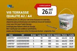 DomPro Vis terrasse qualite a2/a4 offre