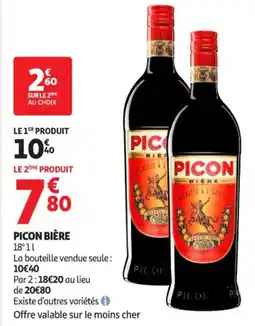 Auchan Supermarché Picon bière offre