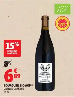 Auchan Supermarché Bourgueil bio aop offre