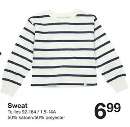 Zeeman Sweat offre
