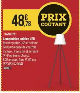 Bricorama Lampadaire solaire LED offre