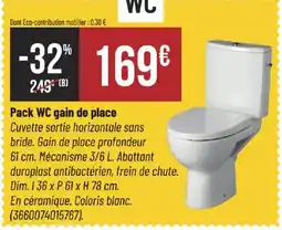 Bricorama Pack WC gain de place offre