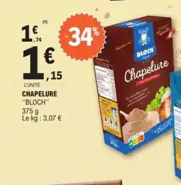 E.Leclerc CHAPELURE BLOCH offre