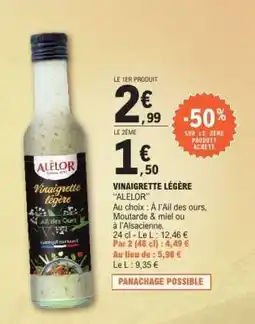 E.Leclerc Vinaigrette Légère ALELOR offre