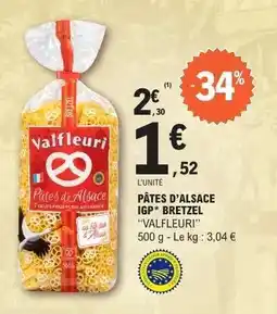 E.Leclerc PÂTES D’ALSACE IGP* BRETZEL offre