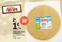 E.Leclerc FONDS POUR TARTES FLAMBÉES X4 offre