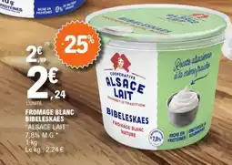 E.Leclerc Fromage Blanc Bibeleskaes offre