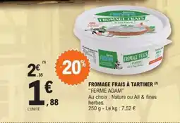 E.Leclerc FROMAGE FRAIS À TARTINER offre
