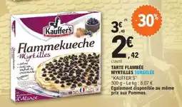 E.Leclerc Tarte Flambée Myrtilles Surgelée offre
