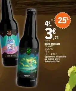 E.Leclerc BIÈRE MIMESIS offre