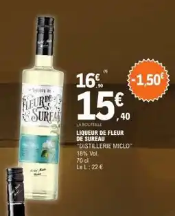 E.Leclerc LIQUEUR DE FLEUR DE SUREAU offre