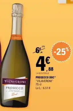 E.Leclerc PROSECCO DOC VILAVERONI offre