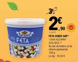 E.Leclerc FETA CUBES AOP offre