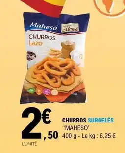 E.Leclerc CHURROS SURGELÉS offre
