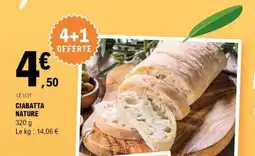 E.Leclerc CIABATTA NATURE offre